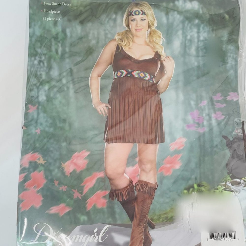 Costume- Native American- Tribal Trouble Costume- Size 3X/4X